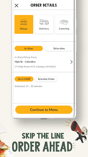 Captura de pantalla de Potbelly Sandwich Works