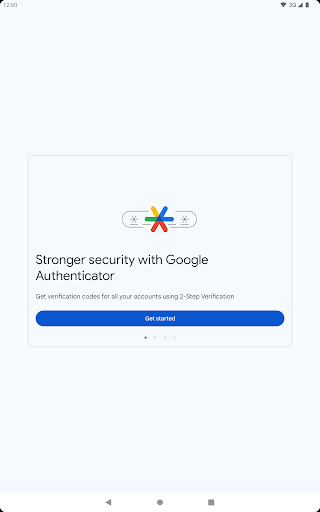 Captura de pantalla de Google Authenticator