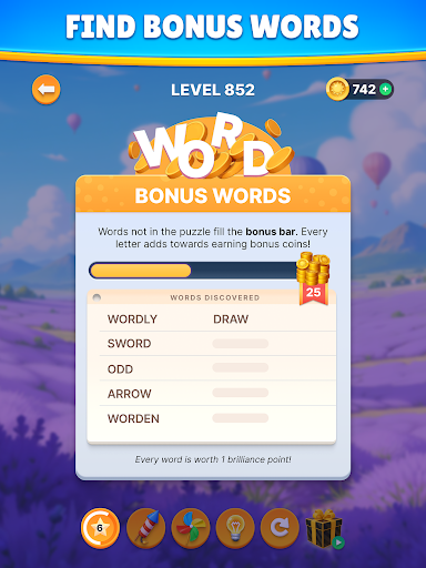 Captura de pantalla de Wordscapes Search: Word Games