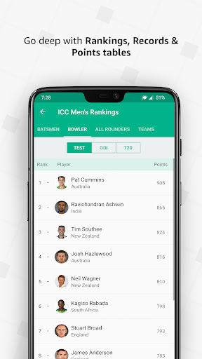 Captura de pantalla de Cricbuzz - Live Cricket Scores