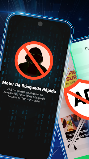 Captura de pantalla de FAB Adblocker Browser: Adblock