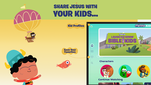Captura de pantalla de Minno - Kids Bible Videos