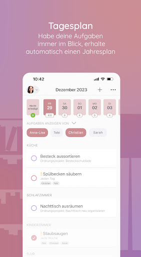 BeTidy » Putzplan & Ordnung Screenshot