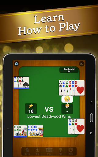 Captura de pantalla de Gin Rummy Classic
