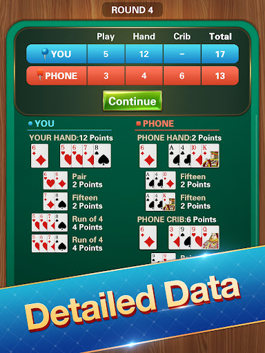 Captura de pantalla de Cribbage - Card Game