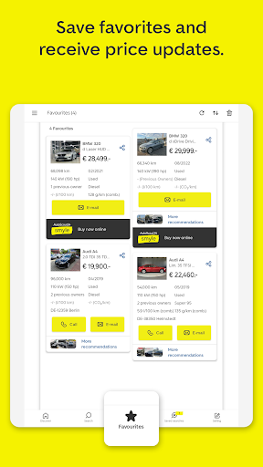 AutoScout24: Automobile market screenshot
