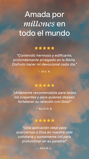 Captura de pantalla de Glorify | Devocional diario