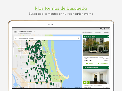 Captura de pantalla de Apartamentos.com | Alquileres