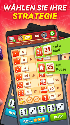 Yatzy GO! Würfelspiel Screenshot