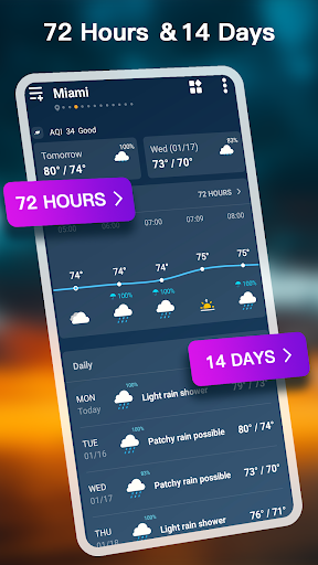 Captura de pantalla de Clima - El tiempo más preciso