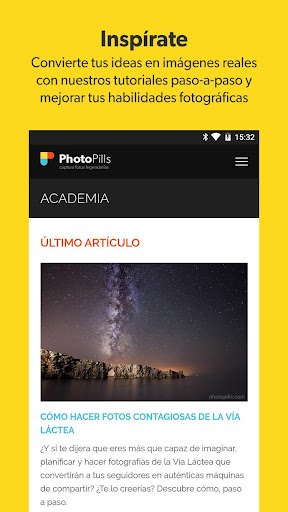 Captura de pantalla de PhotoPills