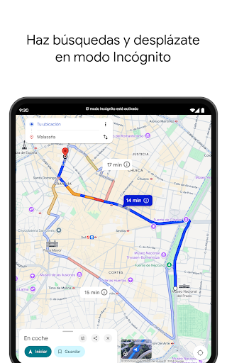 Captura de pantalla de Google Maps