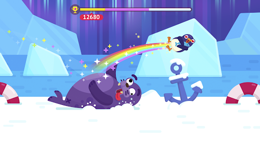 Bouncemasters: Pinguin Spiele Screenshot