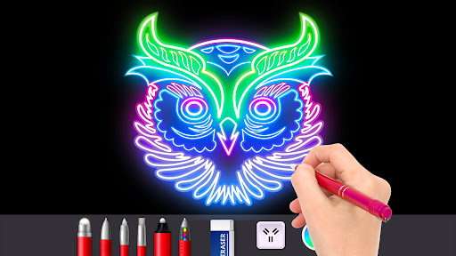 Captura de pantalla de Doodle Master - Glow Art