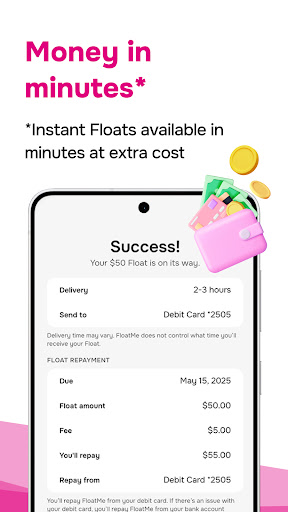Captura de pantalla de FloatMe: Fast Cash Advance App