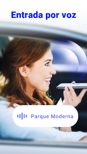Captura de pantalla de GPS por voz: Planificador