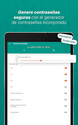 Captura de pantalla de Password Safe and Manager