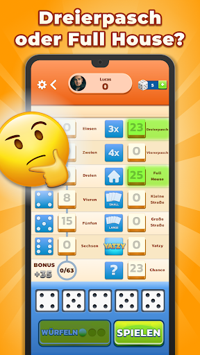 Yatzy - Würfel- & Brettspiele Screenshot
