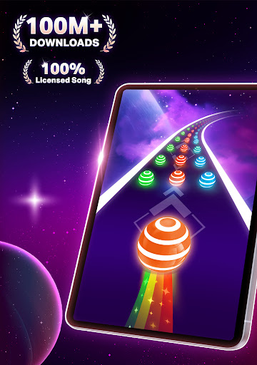 Captura de pantalla de Dancing Road Color Balls Match