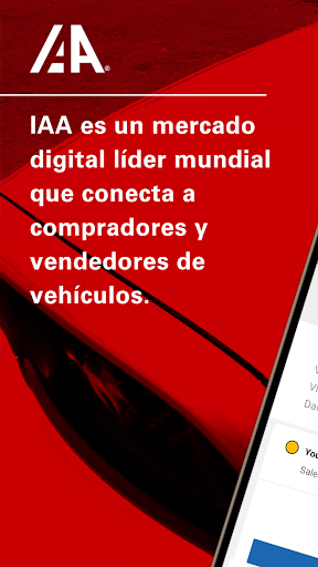 Captura de pantalla de IAA Buyer Salvage Auctions