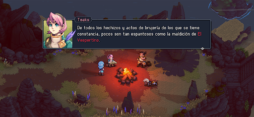 Captura de pantalla de Sea of Stars