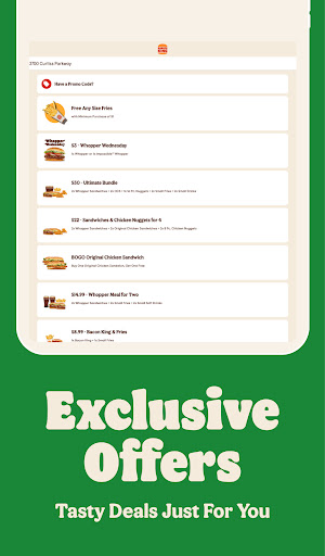 Captura de pantalla de BURGER KING® App