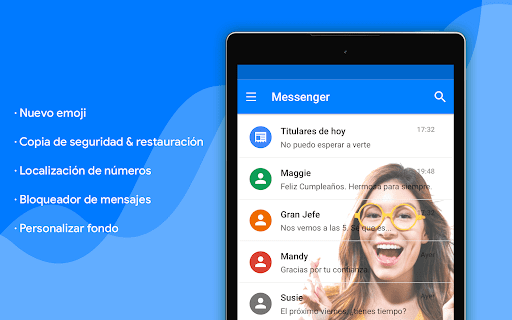 Captura de pantalla de Messenger-mensaje de texto App