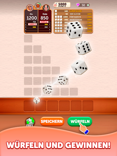 Farkle Würfelwurf Screenshot