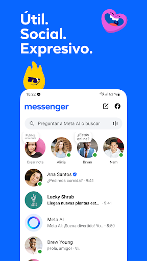 Captura de pantalla de Messenger