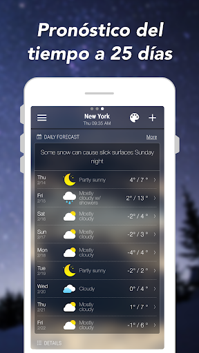 Captura de pantalla de Tiempo y radar y widgets
