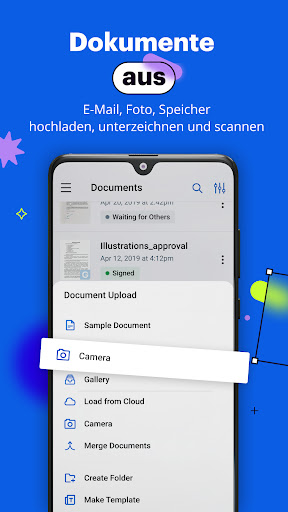 SignNow Elektronische Signatur Screenshot