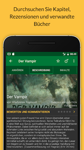 LibriVox Hörbücher Screenshot