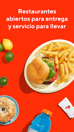 Captura de pantalla de DoorDash - Entrega de comida