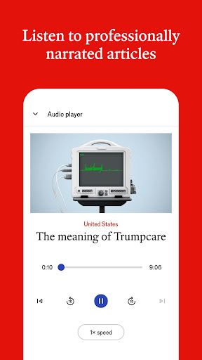 Captura de pantalla de The Economist - World News