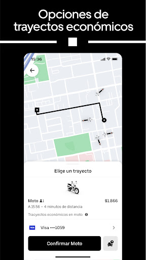 Captura de pantalla de Uber Lite
