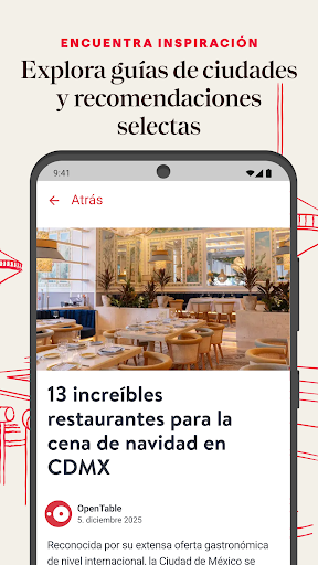 Captura de pantalla de OpenTable