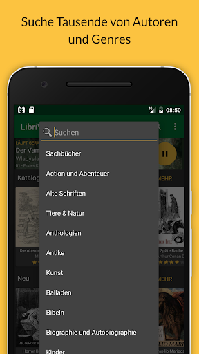 LibriVox Hörbücher Screenshot