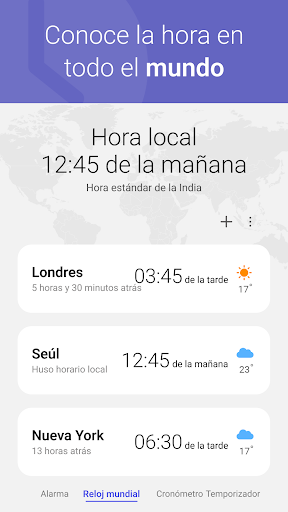 Captura de pantalla de Despertador