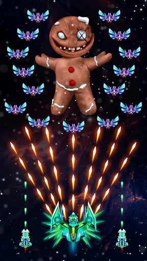 Galaxy Attack Flugzeugspiel Screenshot