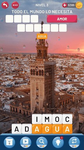 Captura de pantalla de Torre de Palabras: Crucigrama