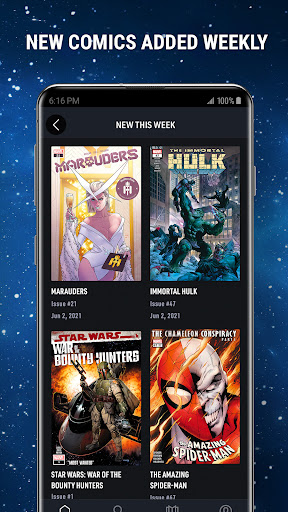Captura de pantalla de Marvel Unlimited