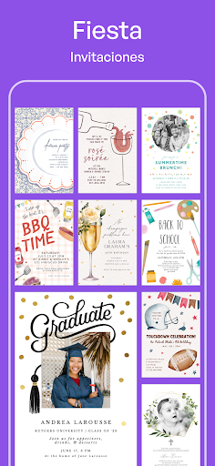 Captura de pantalla de Crea Tarjetas de Invitación