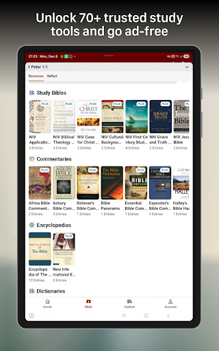 Bible Gateway screenshot