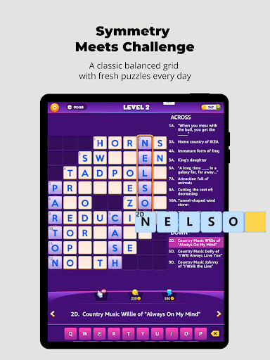 Captura de pantalla de Word Hike -Inventive Crossword