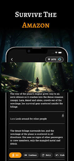 Captura de pantalla de FableAI: AI Text Adventure RPG