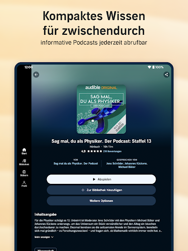 Audible - Hörbücher & Podcasts Screenshot