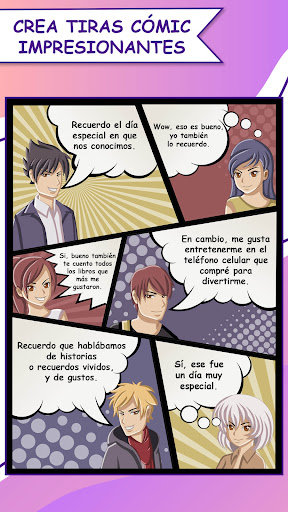 Captura de pantalla de Creador de tiras cómicas