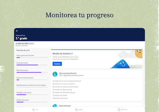 Captura de pantalla de Khan Academy