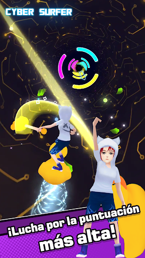 Captura de pantalla de Cyber Surfer :Aventura Rítmica