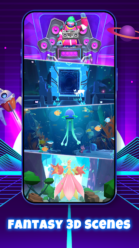 Captura de pantalla de Dream Hop - 3D Dash Mágico